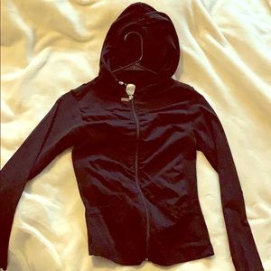 Black Stretchy hoodie